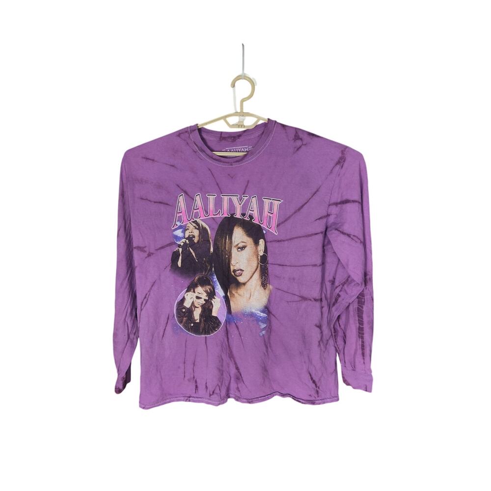 Aaliyah Tie Dye Long Sleeve T Men's Large